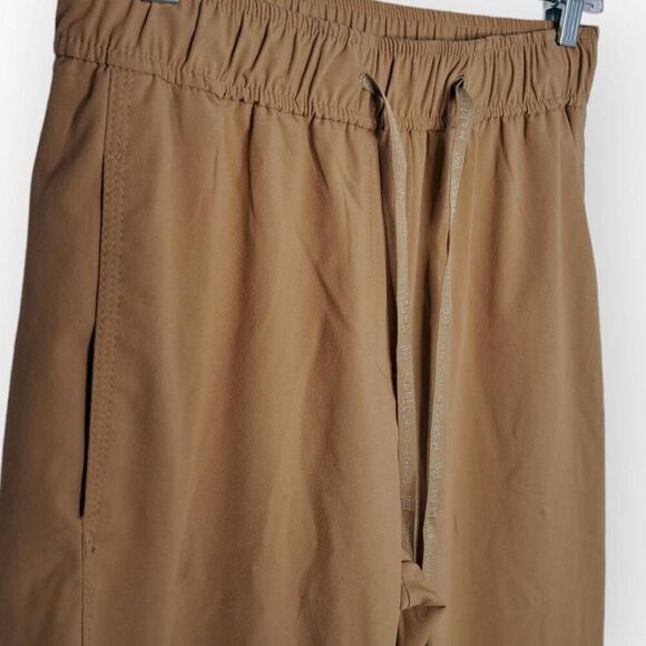 Marella Women's Monochrome Drawstring Trousers in Tan size Small - Picture 2 of 6